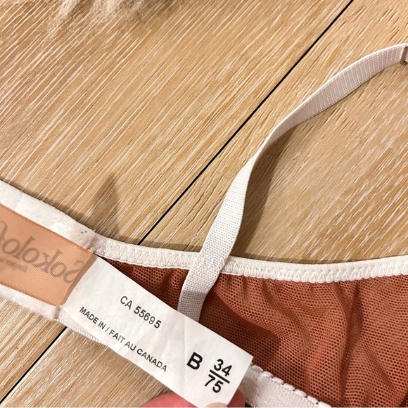 Sokoloff Lingerie Sheer Lace High Neck Bra 34B - Picture 4 of 5